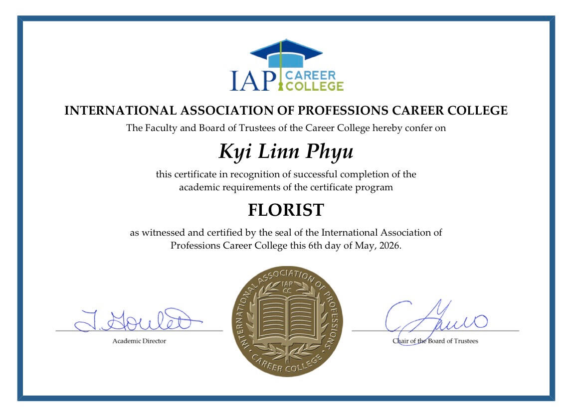 Certified Floral Design
